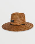Tides Straw Lifeguard Hat - Brown