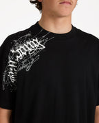 Immortal Blast Short Sleeve Knit T-Shirt - Black