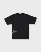 Chrome Diamond Short Sleeve Knit T-Shirt - Black