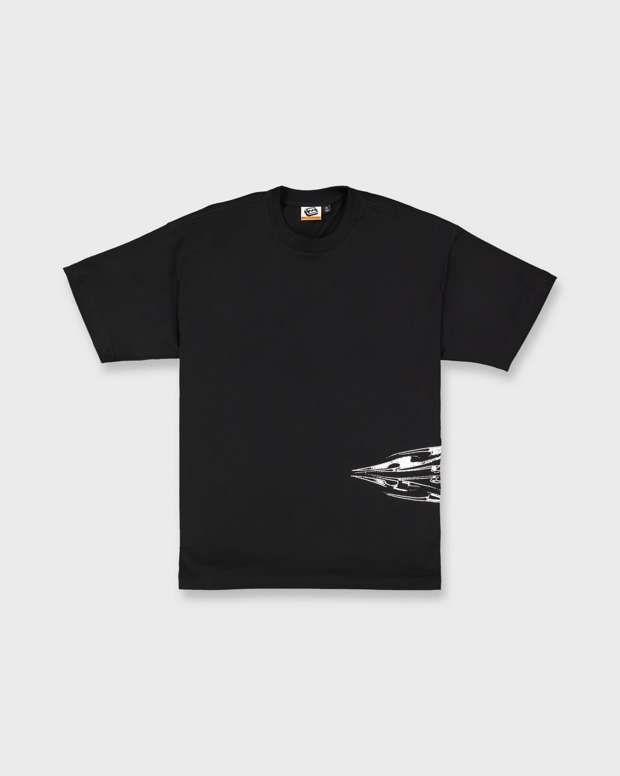 Chrome Diamond Short Sleeve Knit T-Shirt - Black