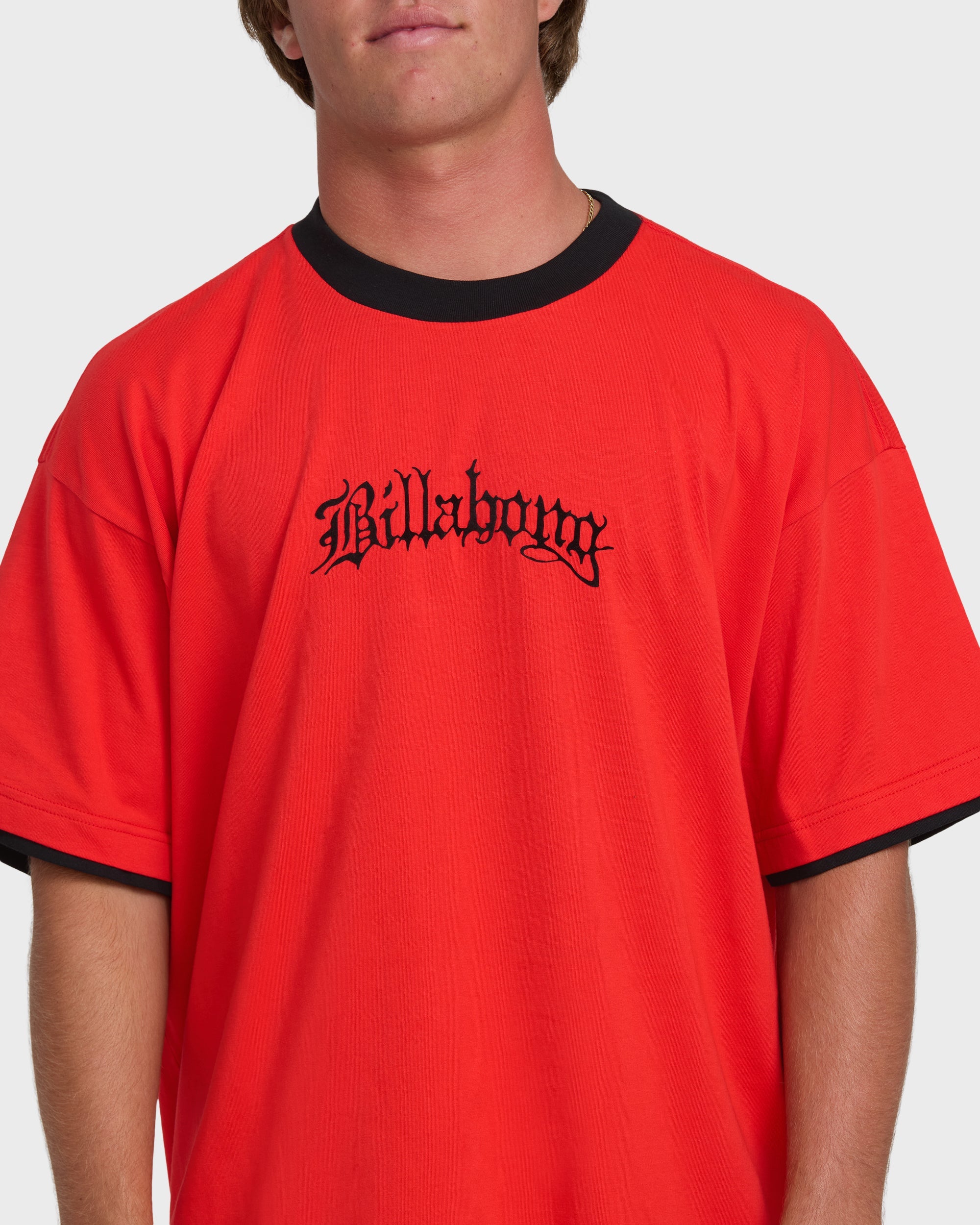Immortal Tipper Short Sleeve Knit T-Shirt - Deep Red