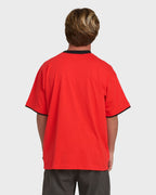 Immortal Tipper Short Sleeve Knit T-Shirt - Deep Red