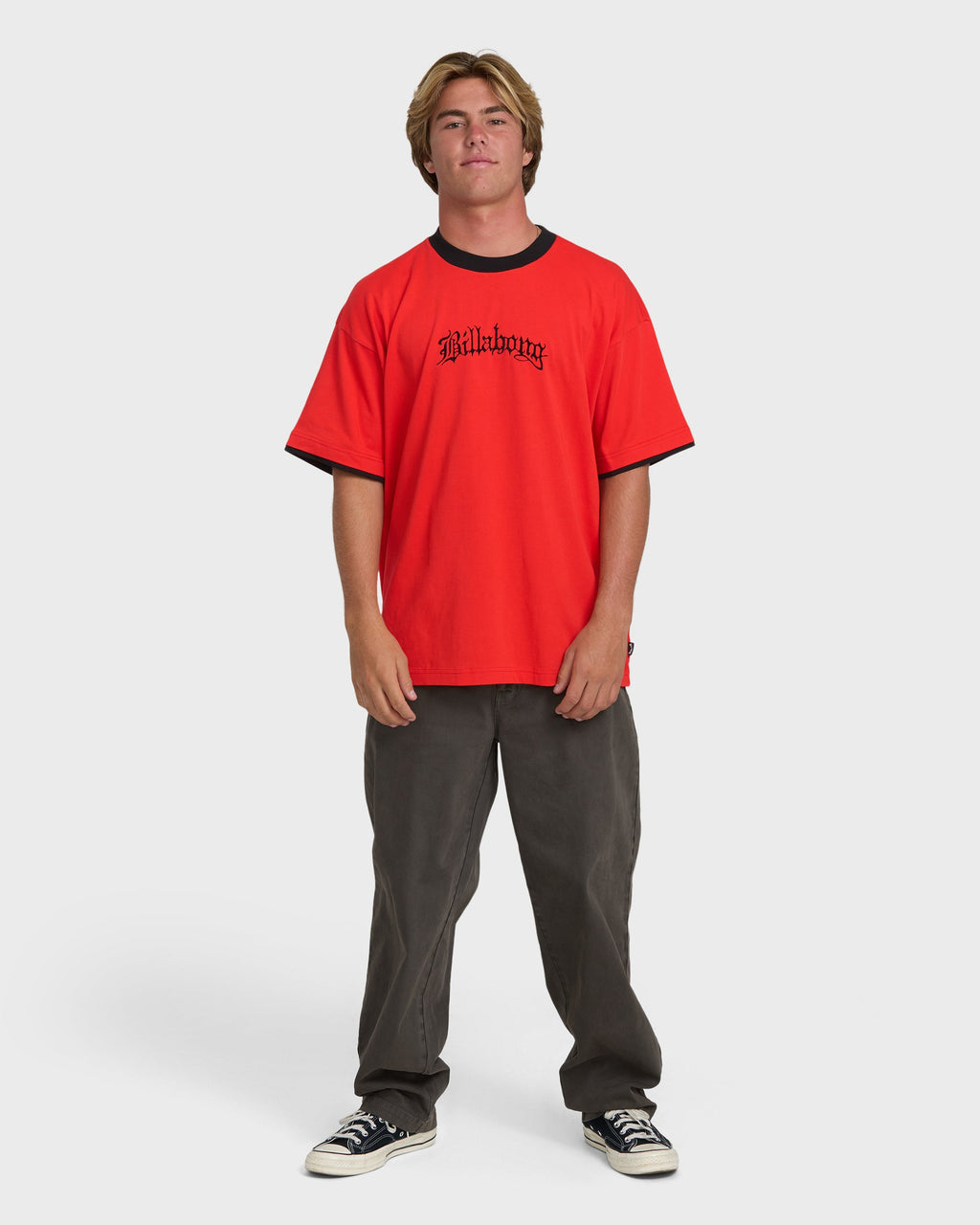Immortal Tipper Short Sleeve Knit T-Shirt - Deep Red