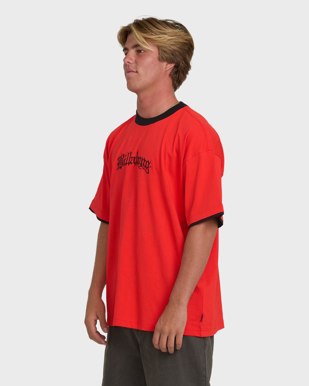 Immortal Tipper Short Sleeve Knit T-Shirt - Deep Red