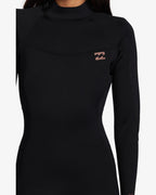 4/3mm Foil GBS Back Zip Wetsuit - Black