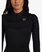 4/3mm Foil GBS Chest Zip Wetsuit - Black