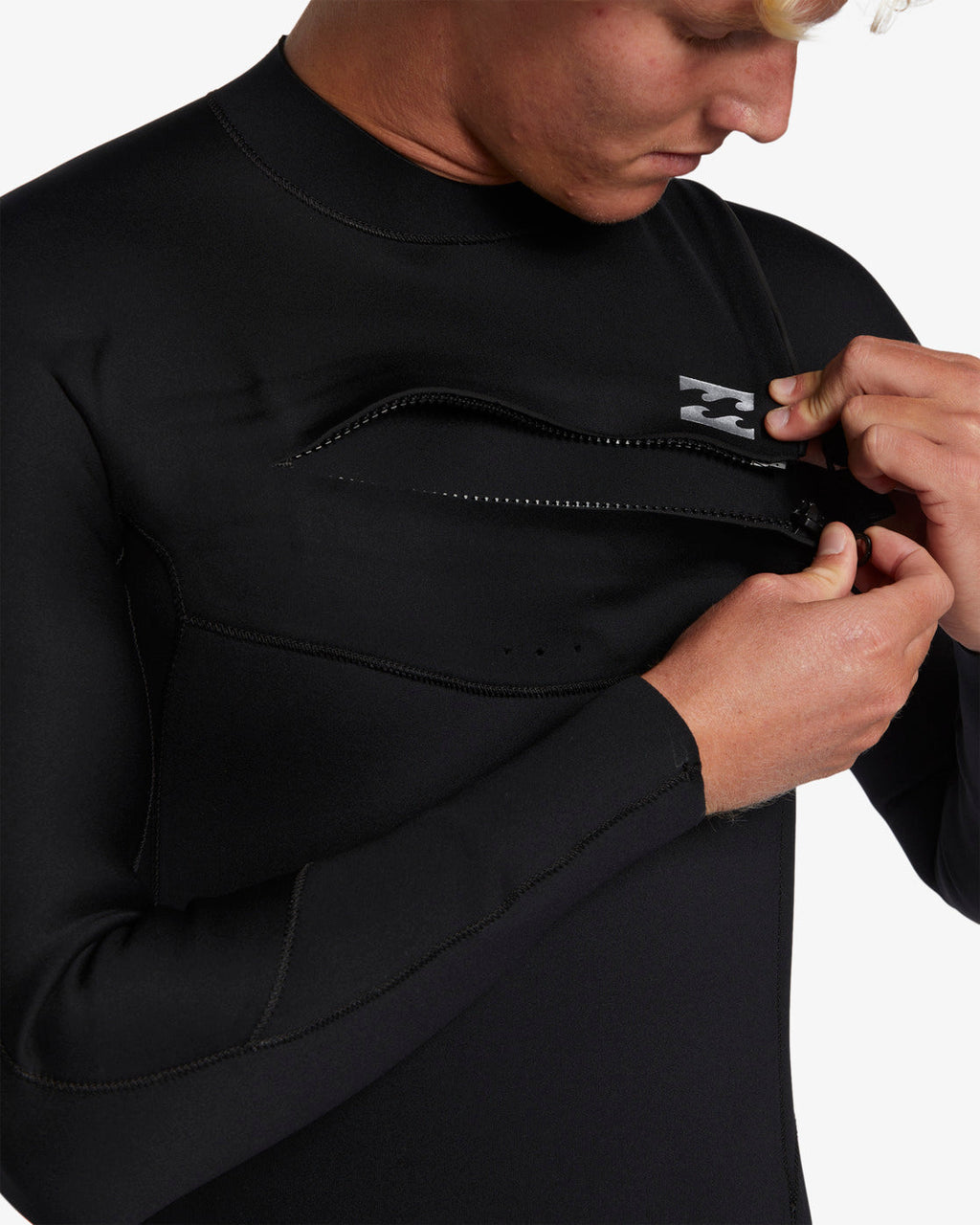 3/2mm Foil GBS Chest Zip Wetsuit - Black